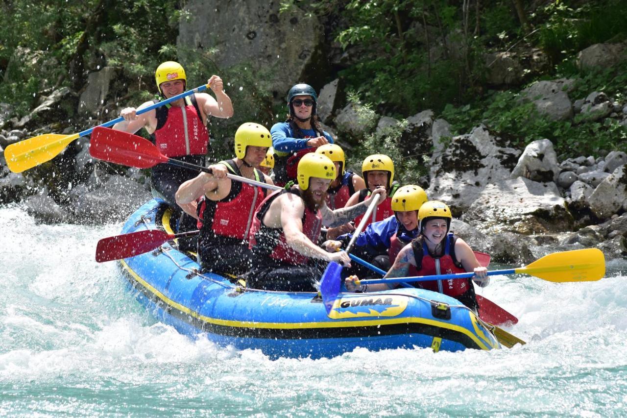 Hostel Soča Rocks Bovec Exteriör bild